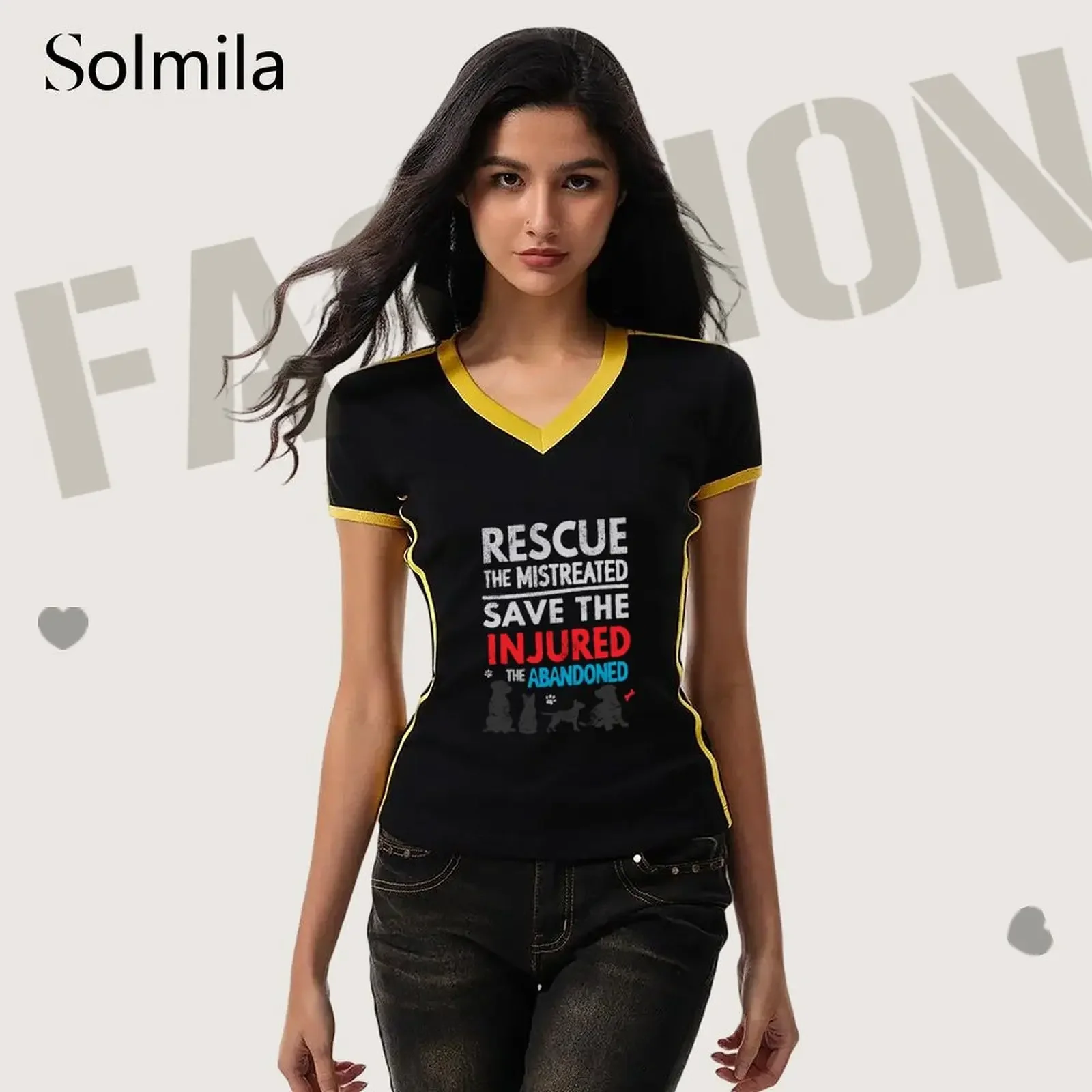Dark Blue Women V Neck T Shirt Comfortable Daily Wear T Shirt T-shirts Slim Fit T Shirt Stylish Attire Various Sizes Available
Dark Blue Women V Neck T Shirt Comfortable Daily Wear T Shirt T-shirts Slim Fit T Shirt Stylish Attire Various Sizes Available