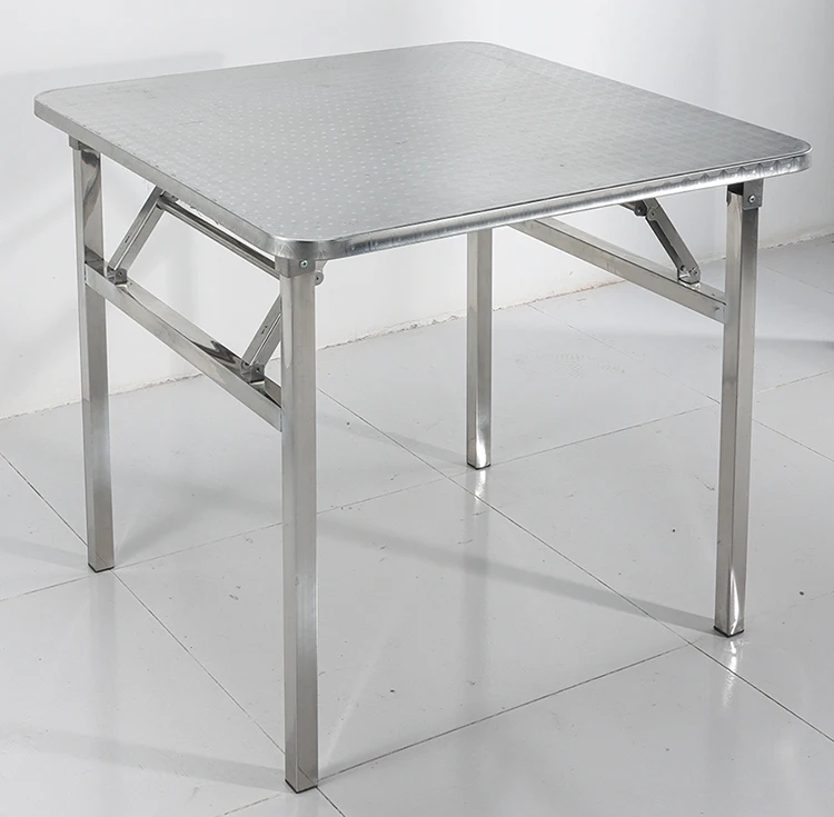 Stainless Steel Folding Kitchen Table Heavy Duty Portable Indoor Outdoor Dining Table for Garden Party Camping BBQ Dining
Stainless Steel Folding Kitchen Table Heavy Duty Portable Indoor Outdoor Dining Table for Garden Party Camping BBQ Dining
