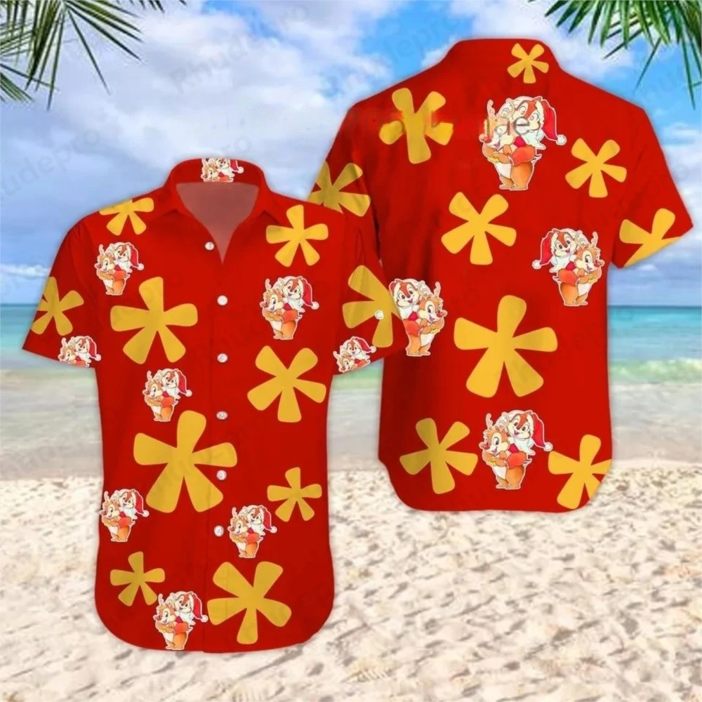 Disney 2025 Summer New Chip And Dale Hawaiian Shirt Hawai Shirts Fashion Beach Short Sleeve Button Shirt Casual Tops
Disney 2025 Summer New Chip And Dale Hawaiian Shirt Hawai Shirts Fashion Beach Short Sleeve Button Shirt Casual Tops
