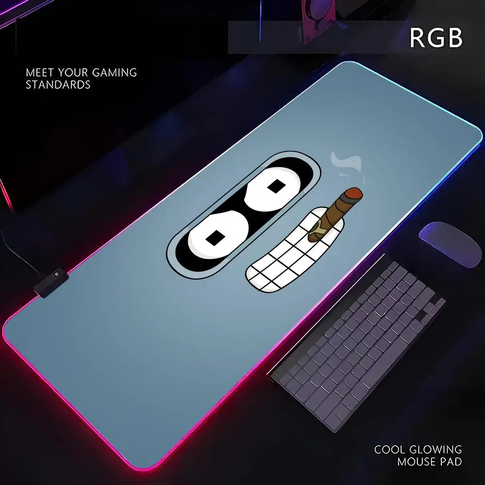 Anime F-Futurama Mouse Pad RGB Gamer LED Light Mouse Mat Peripherals Mousepad Computer Desk Mat XL Mice Keyboard Carpet
Anime F-Futurama Mouse Pad RGB Gamer LED Light Mouse Mat Peripherals Mousepad Computer Desk Mat XL Mice Keyboard Carpet
