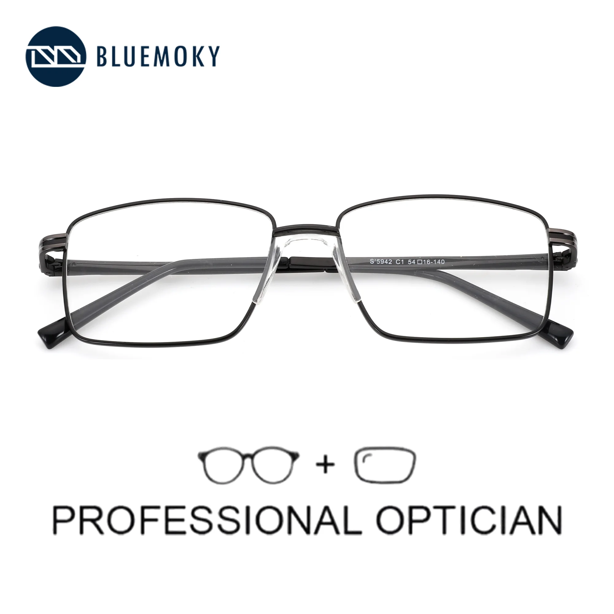 BLUEMOKY M Size Fashion Rectangle Prescription Glasses For Men Stylish Metal Photochromic/Progressive Optical Eyeglasses
BLUEMOKY M Size Fashion Rectangle Prescription Glasses For Men Stylish Metal Photochromic/Progressive Optical Eyeglasses