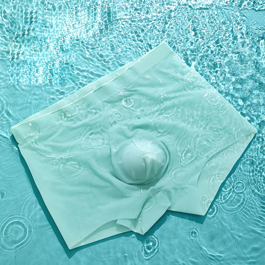 Mens Daily Sexy Ice Silk Middle Waist Underwear For Hot Man Boxer Briefs Boxers And Underpants Elastic Panties Pouch Lingerie
Mens Daily Sexy Ice Silk Middle Waist Underwear For Hot Man Boxer Briefs Boxers And Underpants Elastic Panties Pouch Lingerie