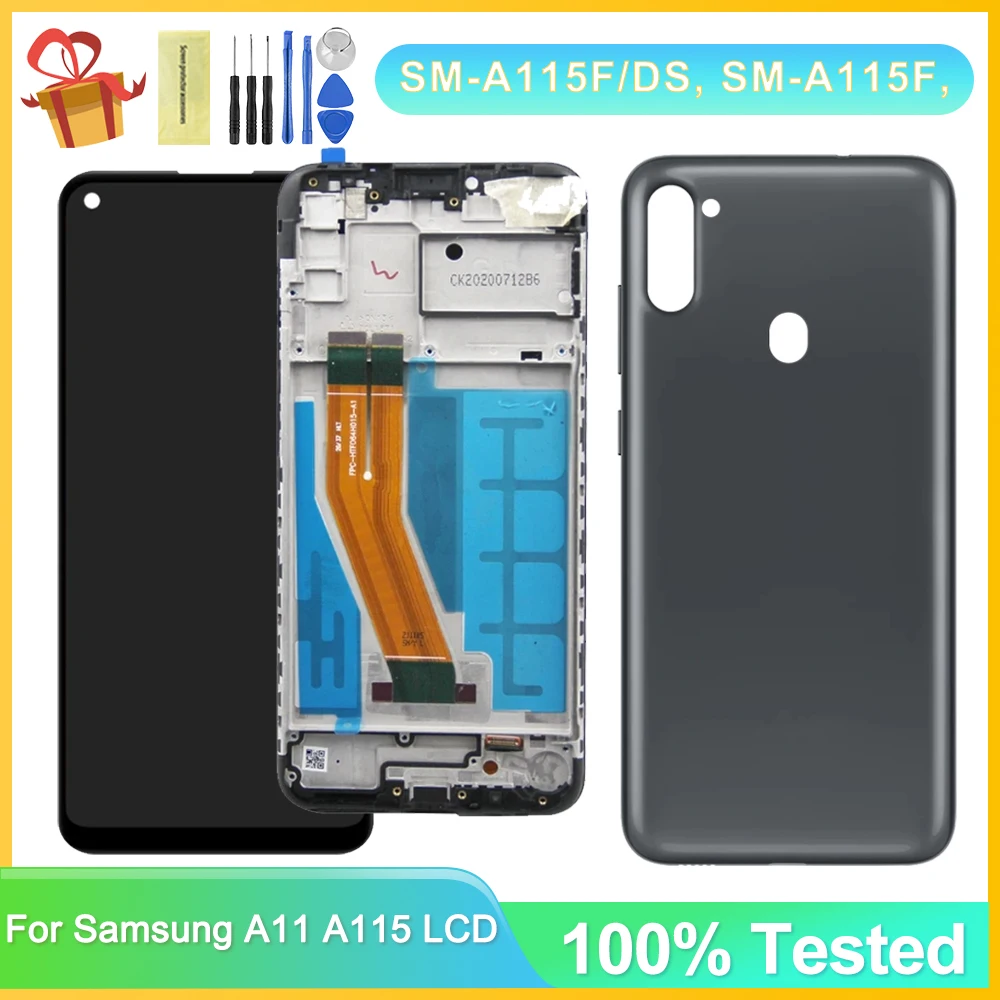 LCD Display For Samsung Galaxy A11 A115F A115F/DS LCD Display Touch Screen Digitizer Assembly Replacement
LCD Display For Samsung Galaxy A11 A115F A115F/DS LCD Display Touch Screen Digitizer Assembly Replacement