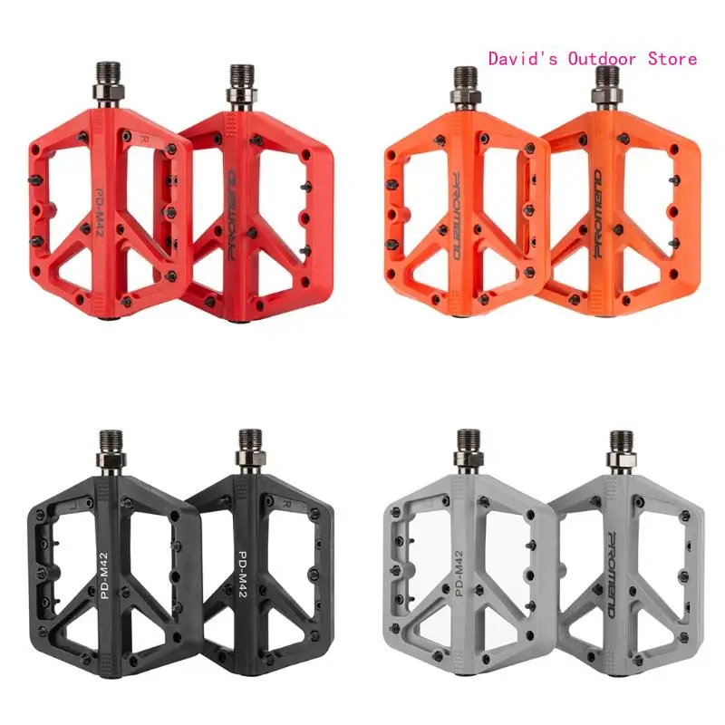 Lightweight Universal Mountain Bike Pedals Nylon Fiber Platform Pedals for BMX MTB X3UA
Lightweight Universal Mountain Bike Pedals Nylon Fiber Platform Pedals for BMX MTB X3UA