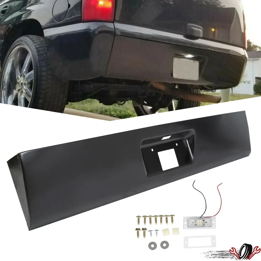 For 00-06 CHEVY TAHOE SUBURBAN GMC Rear Roll pan Rollpan bumper w/Light andamp; Screws
For 00-06 CHEVY TAHOE SUBURBAN GMC Rear Roll pan Rollpan bumper w/Light andamp; Screws