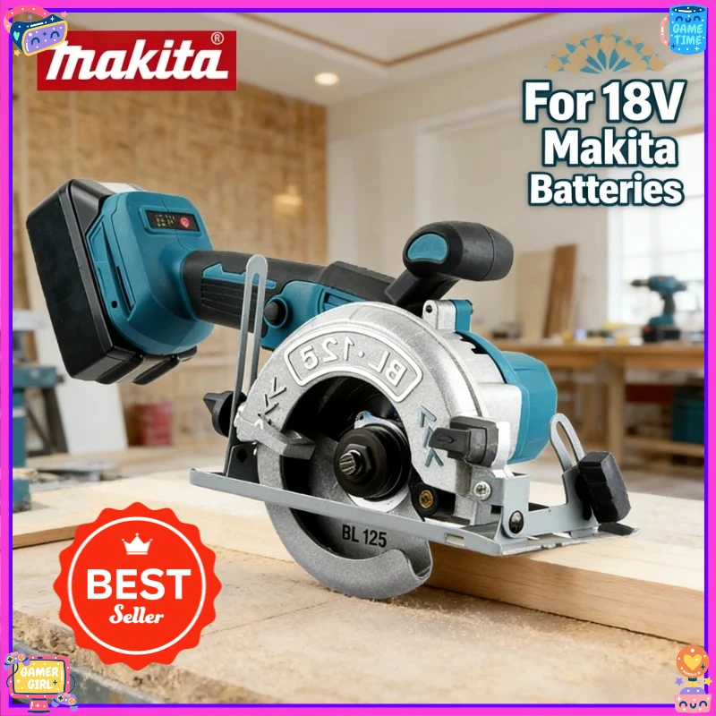 Makita 5Inch Brushless Electric Circular Saw Cordless Handheld Multifunctional Wood Metal Cutter Power Tool Fit 18V Battery
Makita 5Inch Brushless Electric Circular Saw Cordless Handheld Multifunctional Wood Metal Cutter Power Tool Fit 18V Battery