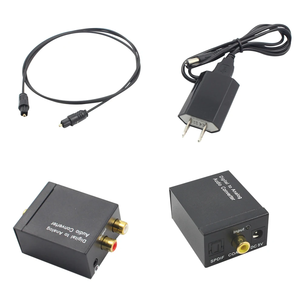 Audio Converter Digital to Analog Audio Converter 3.5mm audio converter Digital Optical Coax to Analog
Audio Converter Digital to Analog Audio Converter 3.5mm audio converter Digital Optical Coax to Analog