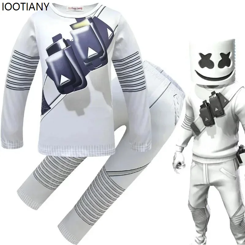 Children Role-playing Boy Costume Dj Electronic Music Boy Fun Suit Music Halloween Sweater Head Cover Stage Performance Costume
Children Role-playing Boy Costume Dj Electronic Music Boy Fun Suit Music Halloween Sweater Head Cover Stage Performance Costume