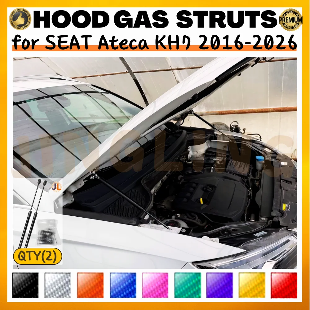 Qty(2) Hood Struts for SEAT Ateca (KH7) for Cupra Ateca 2016-2026 Front Bonnet Gas Springs Lift Supports Shock Absorbers Bars
Qty(2) Hood Struts for SEAT Ateca (KH7) for Cupra Ateca 2016-2026 Front Bonnet Gas Springs Lift Supports Shock Absorbers Bars