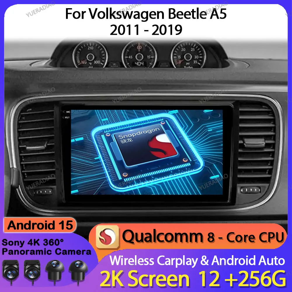 Автомобильный радиоприемник Android 15 для Volkswagen Beetle A5 2011-2019 мультимедийный видеоплеер Qualcomm GPS NAVI QLED 4G LTE 5G WIFI 2DIN BT
Автомобильный радиоприемник Android 15 для Volkswagen Beetle A5 2011-2019 мультимедийный видеоплеер Qualcomm GPS NAVI QLED 4G LTE 5G WIFI 2DIN BT