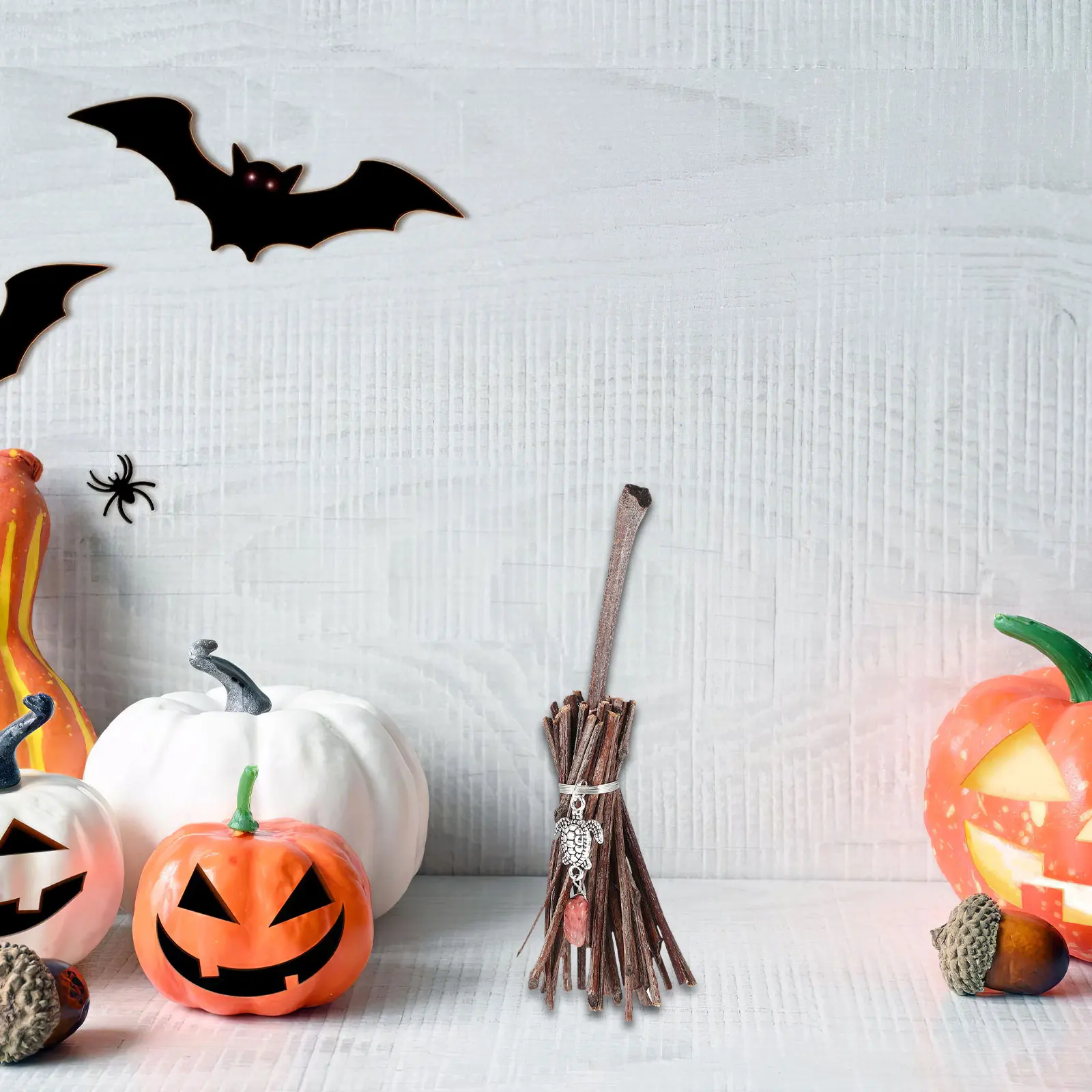 2pcs Mini Broom Pendant Halloween Broomstick Decorative Whisk Crystal Charms Witch Wizard Party Photo Prop Halloween Crafts
2pcs Mini Broom Pendant Halloween Broomstick Decorative Whisk Crystal Charms Witch Wizard Party Photo Prop Halloween Crafts