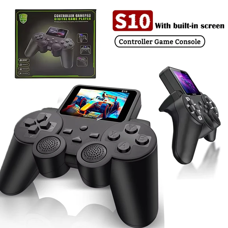 S10 Mini Retro Video Handheld Game Console 2.4-inch Screen Remote Controller Gamepad Built-in 520 Games AV Output Game Player
S10 Mini Retro Video Handheld Game Console 2.4-inch Screen Remote Controller Gamepad Built-in 520 Games AV Output Game Player
