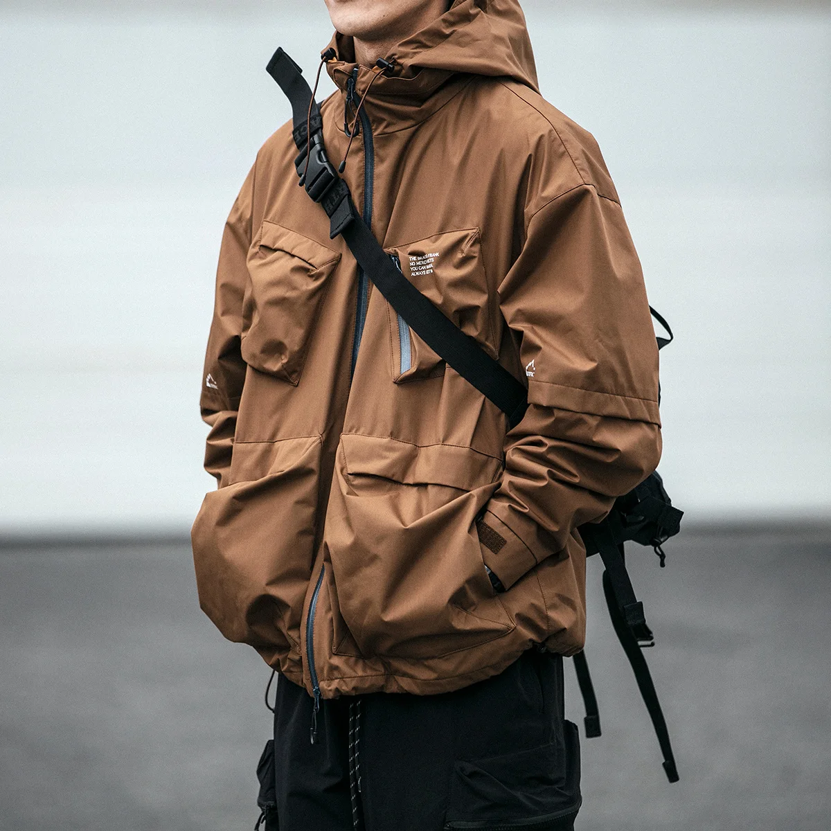 High Quality Outdoor Mountain Waterproof Hooded Windbreaker Jacket Men Multi-pocket Functional Cargo Coat Male
High Quality Outdoor Mountain Waterproof Hooded Windbreaker Jacket Men Multi-pocket Functional Cargo Coat Male