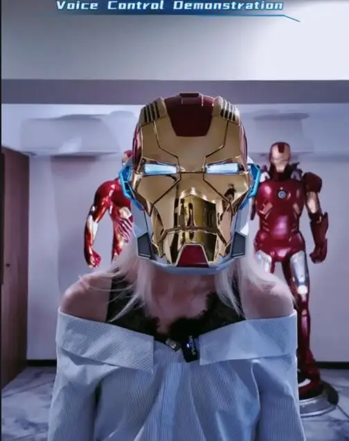 Iron Man MK17 1/1 Scale Helmet Voice Control Motorized Auto-Open Mask Jarvis System Remote Control LED Light Up Adult Cosplay Gi
Iron Man MK17 1/1 Scale Helmet Voice Control Motorized Auto-Open Mask Jarvis System Remote Control LED Light Up Adult Cosplay Gi