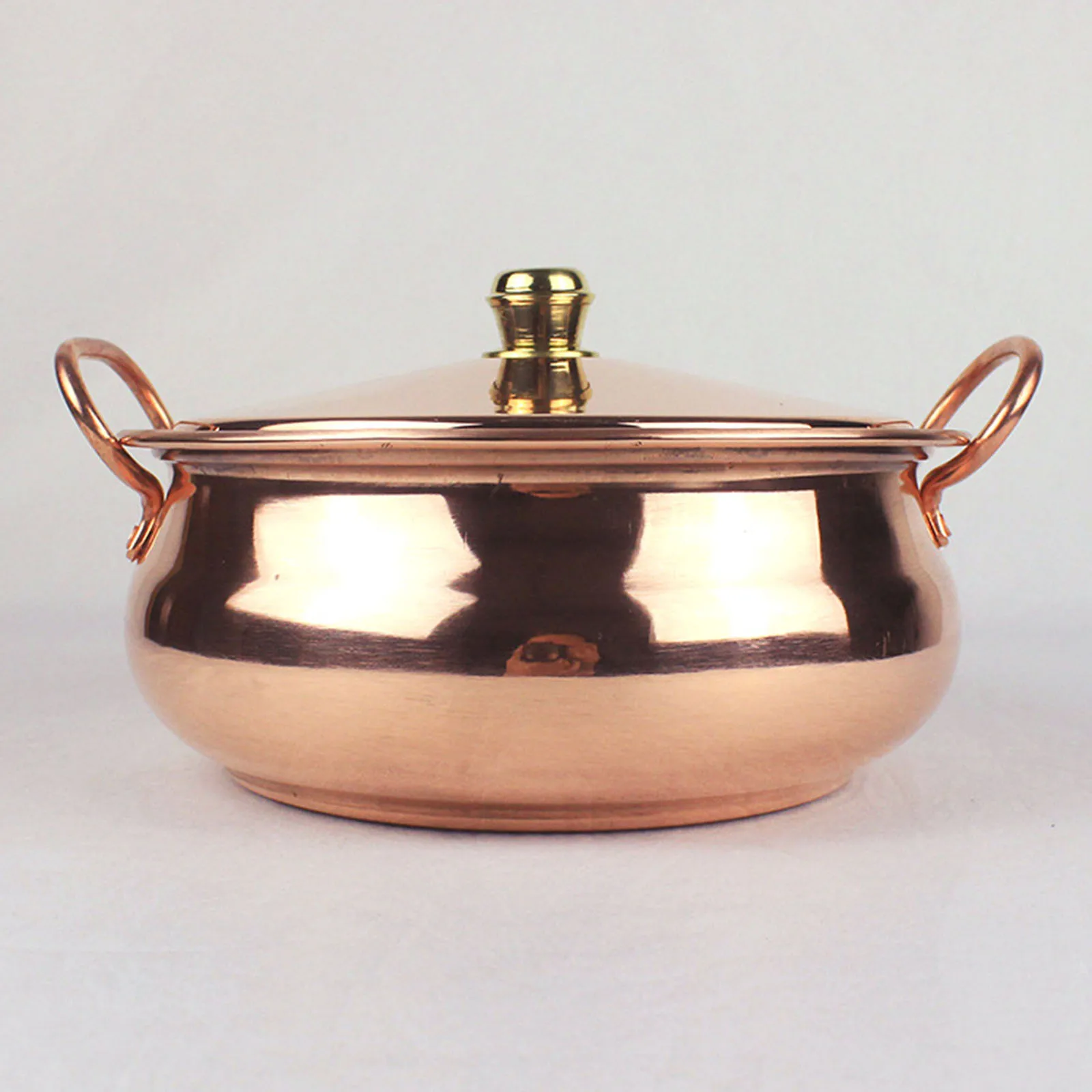 Pure Copper HotPot With Lid Lamp Hotpot Tools Copper Cookware Elegant Thickened Cooking Pot Handmade For Jams Pan Binaural Pot
Pure Copper HotPot With Lid Lamp Hotpot Tools Copper Cookware Elegant Thickened Cooking Pot Handmade For Jams Pan Binaural Pot