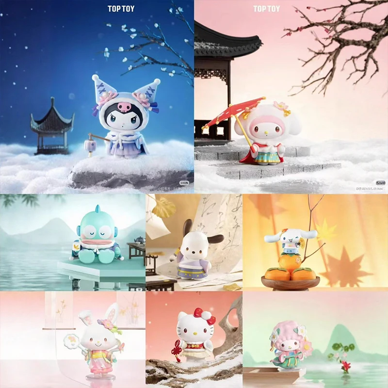 Sanrio Characters Seasons Festive Attirers Series Blind Box Toys Kuromi Hello Kitty Melody Action Figures Cartoon Decor Toys
Sanrio Characters Seasons Festive Attirers Series Blind Box Toys Kuromi Hello Kitty Melody Action Figures Cartoon Decor Toys
