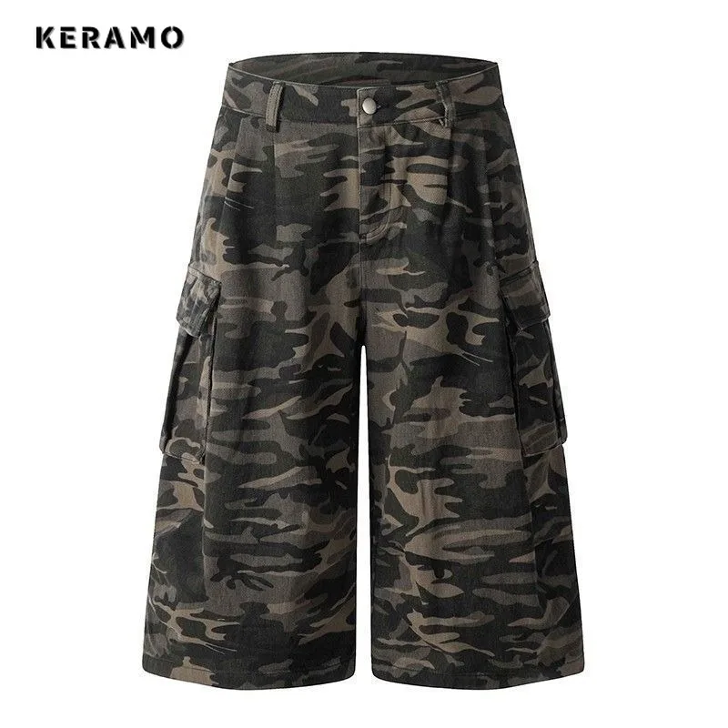 American Casual Retro Calf Length Denim Trouser Harajuku Baggy Emo Loose Jeans Women's High Waist Y2K 2000s Camouflage Pants
American Casual Retro Calf Length Denim Trouser Harajuku Baggy Emo Loose Jeans Women's High Waist Y2K 2000s Camouflage Pants