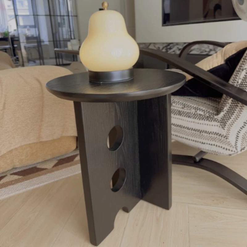 Minimalist Side Table Solid Wood End Table for Small Spaces Round Nightstand for Bedroom Mid-Century Living Room Furniture
Minimalist Side Table Solid Wood End Table for Small Spaces Round Nightstand for Bedroom Mid-Century Living Room Furniture