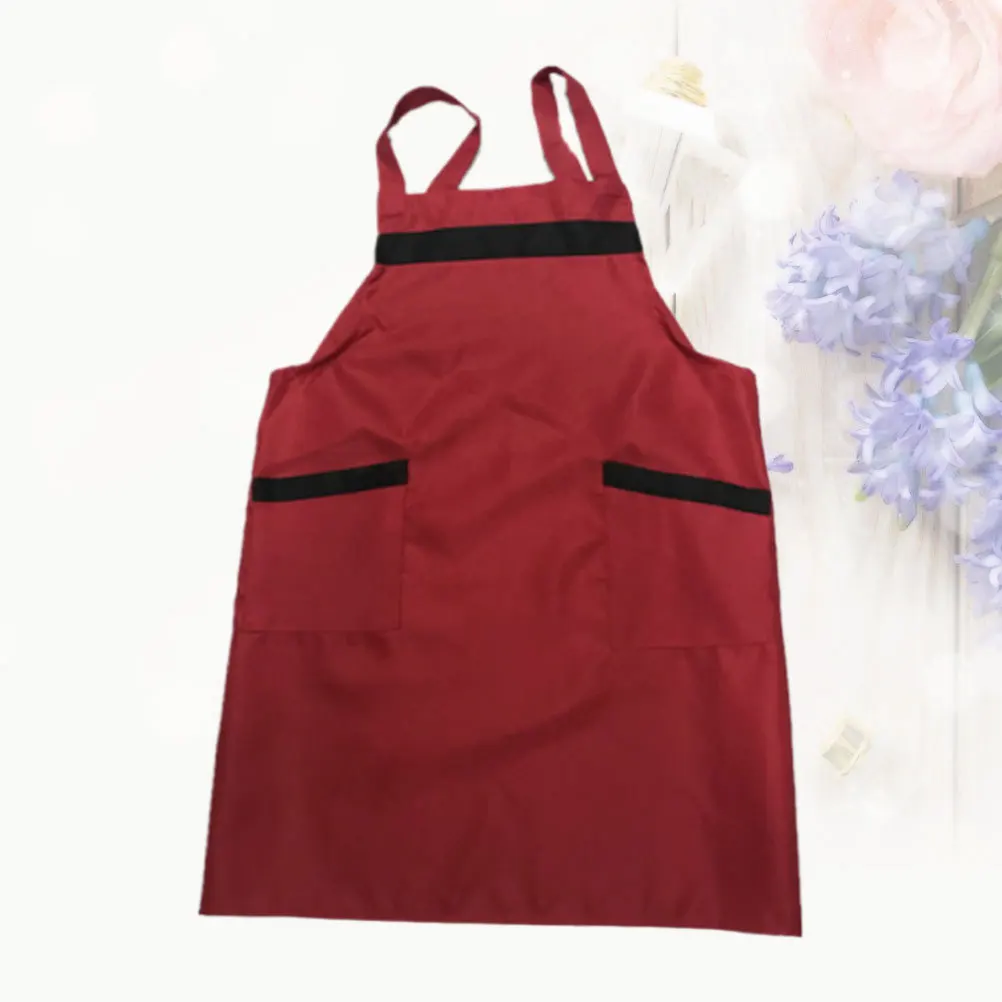 1Pcs Heavy Duty Hanging Neck Apron Waterproof Greaseproof Acid Resistant Alkali Resistant Industrial Kitchen Apron Red
1Pcs Heavy Duty Hanging Neck Apron Waterproof Greaseproof Acid Resistant Alkali Resistant Industrial Kitchen Apron Red