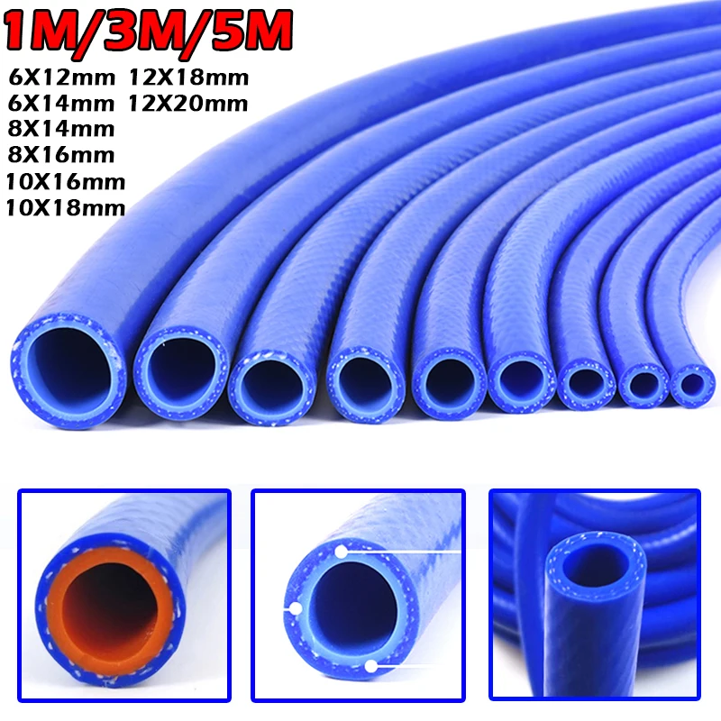 1m/3m/5m I.D 6~14mm Vacuum Silicone Hose Heat Resistant Fuel Pipe Motor Vehicle High Pressure Hose Cylinder Cooling Tube
1m/3m/5m I.D 6~14mm Vacuum Silicone Hose Heat Resistant Fuel Pipe Motor Vehicle High Pressure Hose Cylinder Cooling Tube