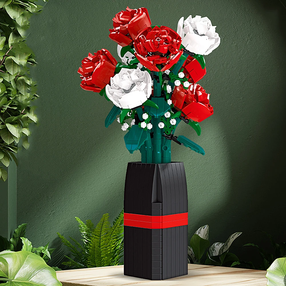 IDEAS Botanical Collection Valentine's Rose moc Building Block модель игрушки для девочек подарки на Рождество 878 шт. 10328 40460
IDEAS Botanical Collection Valentine's Rose moc Building Block модель игрушки для девочек подарки на Рождество 878 шт. 10328 40460