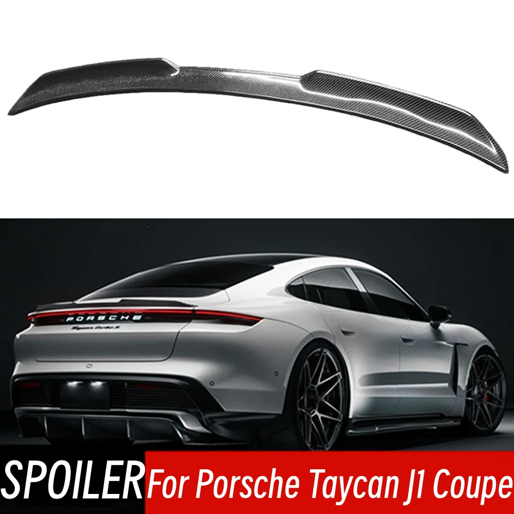 For Porsche Taycan J1 Coupe 2019-2022 Real Carbon Fibe Rear Trunk Lid Lip Spoiler Wings Car Exterior Tuning Accessories Part
For Porsche Taycan J1 Coupe 2019-2022 Real Carbon Fibe Rear Trunk Lid Lip Spoiler Wings Car Exterior Tuning Accessories Part