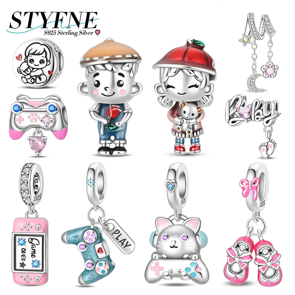 Charms 925 Silver Dopamine Girl Sports Boy Game Console Beads Pendants Fit Original Bracelet DIY Women Accessories Jewelry Gift
Charms 925 Silver Dopamine Girl Sports Boy Game Console Beads Pendants Fit Original Bracelet DIY Women Accessories Jewelry Gift