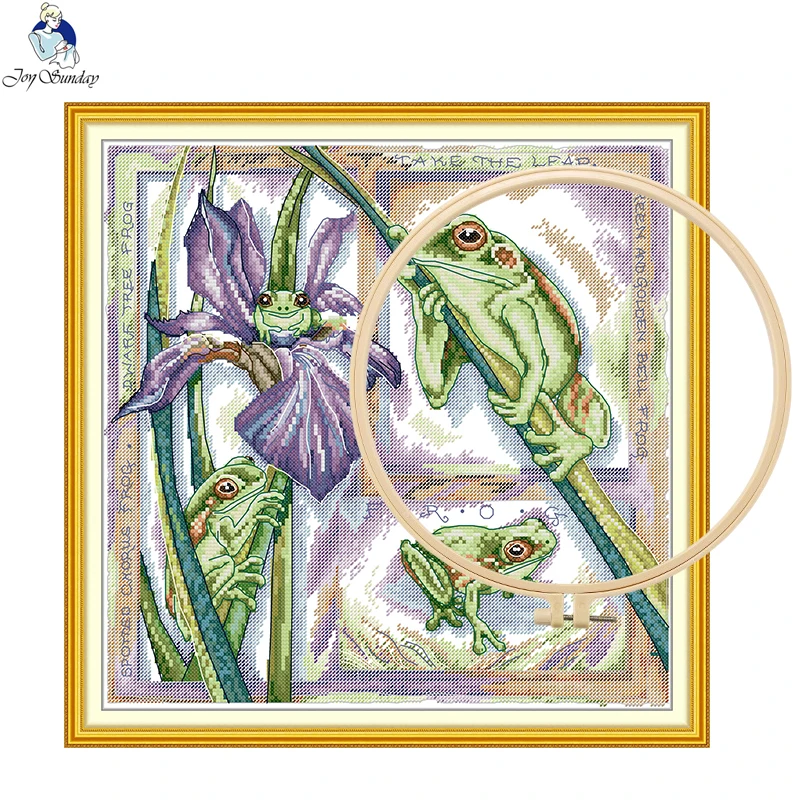 Biological Illustration - Frog 11CT 14CT 16CT Full Embroidery Cotton Cross Stitch Kit with Bamboo Hoop DIY Handmade
Biological Illustration - Frog 11CT 14CT 16CT Full Embroidery Cotton Cross Stitch Kit with Bamboo Hoop DIY Handmade