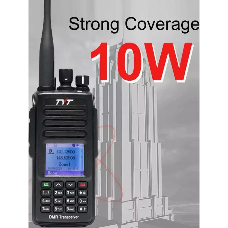 MD-UV390 Plus AES256 Encrypted 10W High Power IP67 DMR Digital Radio
MD-UV390 Plus AES256 Encrypted 10W High Power IP67 DMR Digital Radio