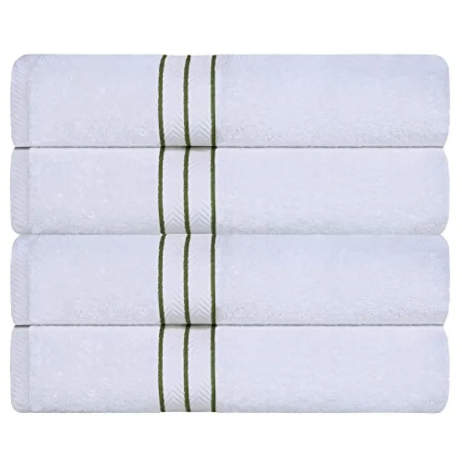 Turkish Cotton Luxury Bath Towels for Master Bath Guest Bathroom Shower Spa Forest Green Heavyweight Plush Highly Absorbent Set
Turkish Cotton Luxury Bath Towels for Master Bath Guest Bathroom Shower Spa Forest Green Heavyweight Plush Highly Absorbent Set