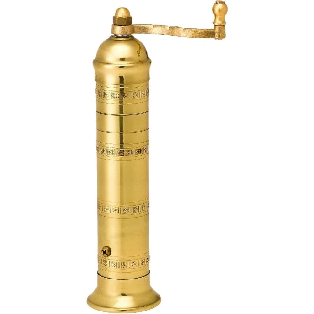 atlas pepper mill, brass, 9"
atlas pepper mill, brass, 9"