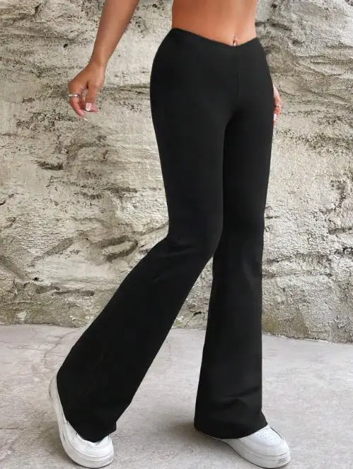 Women's Yoga Pants 2026 Slimming Solid Colorfashionable High Waistedv-Shaped Waistflared Pants Suitable for Sports Yoga Pants
Women's Yoga Pants 2026 Slimming Solid Colorfashionable High Waistedv-Shaped Waistflared Pants Suitable for Sports Yoga Pants