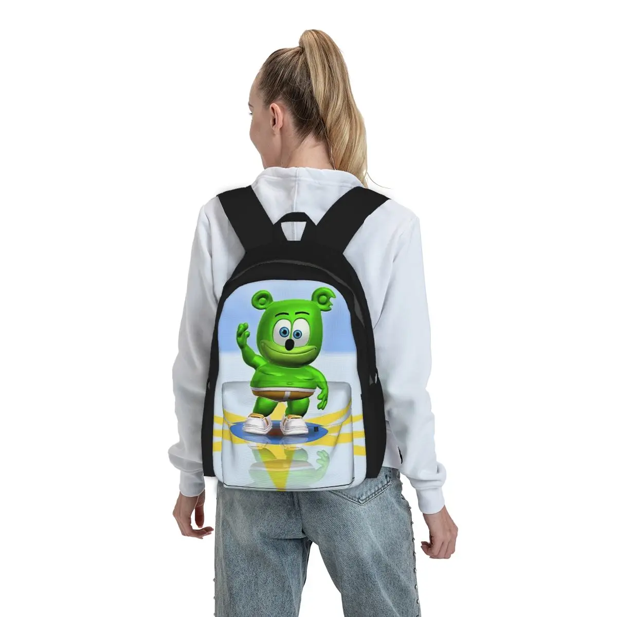 Gummibar (the Gummy Bear) Backpack Boys Girls BookBag Children School Bag Laptop Shoulder Bags for Men Women
Gummibar (the Gummy Bear) Backpack Boys Girls BookBag Children School Bag Laptop Shoulder Bags for Men Women