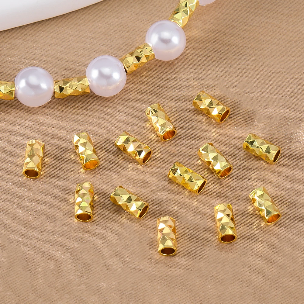10/20Pcs Copper Rhombus Surface Tube 5x2.6mm Spacer Beads For Jewelry Making DIY Necklace Bracelet Handmade Supplies Accessories
10/20Pcs Copper Rhombus Surface Tube 5x2.6mm Spacer Beads For Jewelry Making DIY Necklace Bracelet Handmade Supplies Accessories