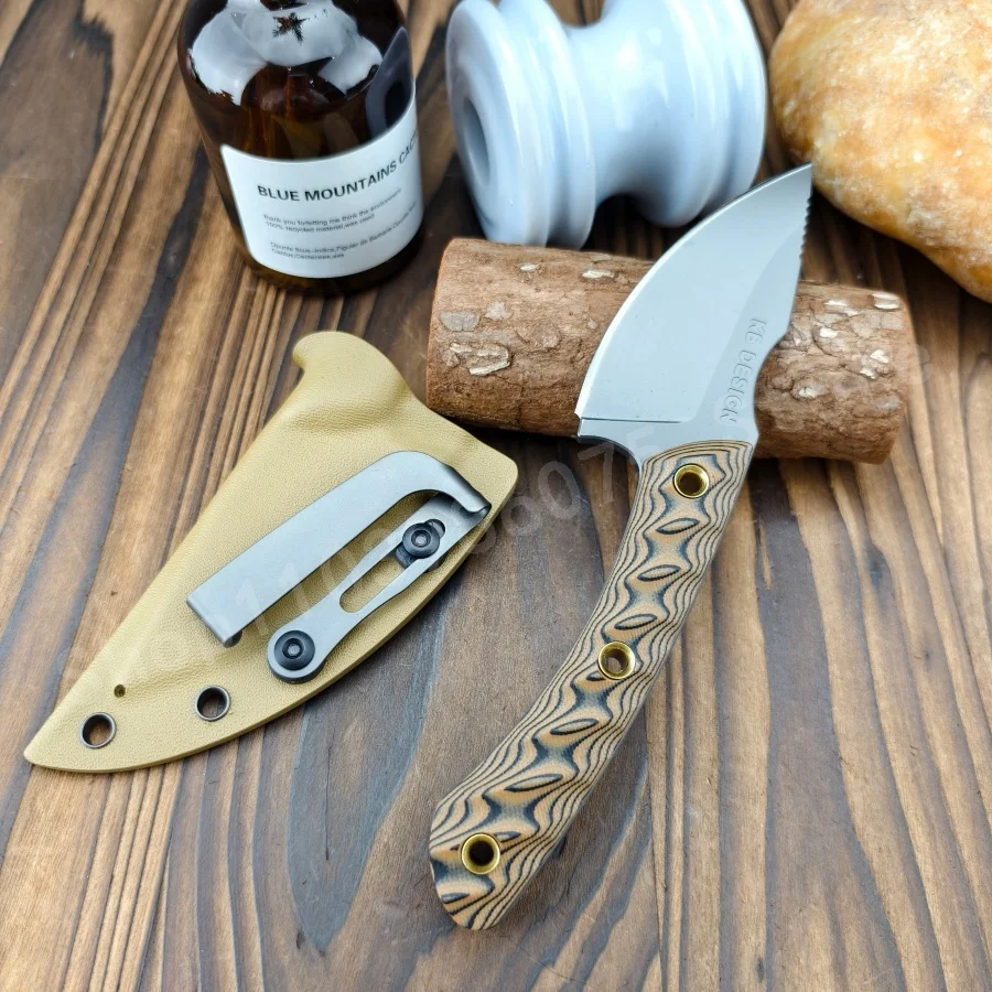 RMJ Stainless Steel Fixed Blade Survival Knife 8Cr13MoV Blade G10 Handle High Hardness Camping Portable Multifunctional Knife
RMJ Stainless Steel Fixed Blade Survival Knife 8Cr13MoV Blade G10 Handle High Hardness Camping Portable Multifunctional Knife