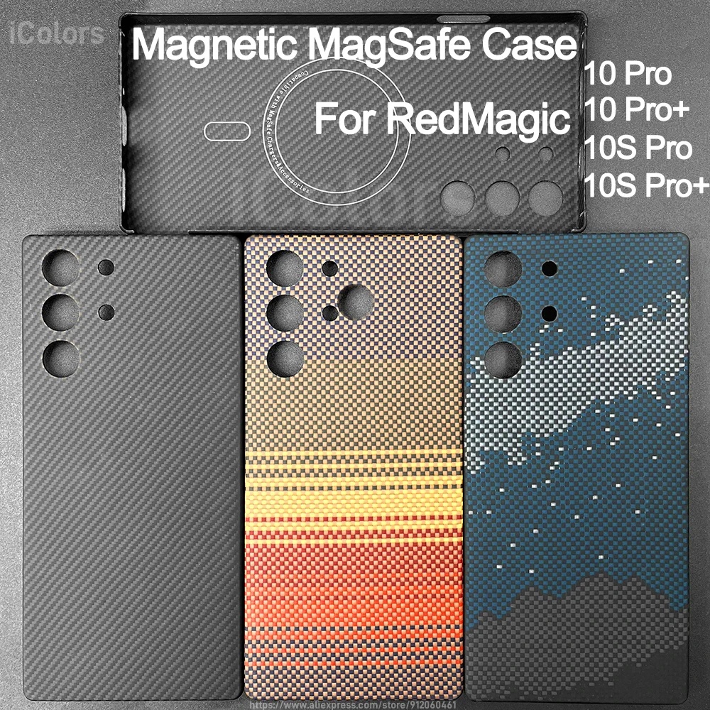 MagSafe Case for Nubia RedMagic 10S Pro/ 10S Pro Plus/10 Pro/Plus Aramid Carbon Fiber Case Magnetic Cover Ultra-thin Lightweight
MagSafe Case for Nubia RedMagic 10S Pro/ 10S Pro Plus/10 Pro/Plus Aramid Carbon Fiber Case Magnetic Cover Ultra-thin Lightweight