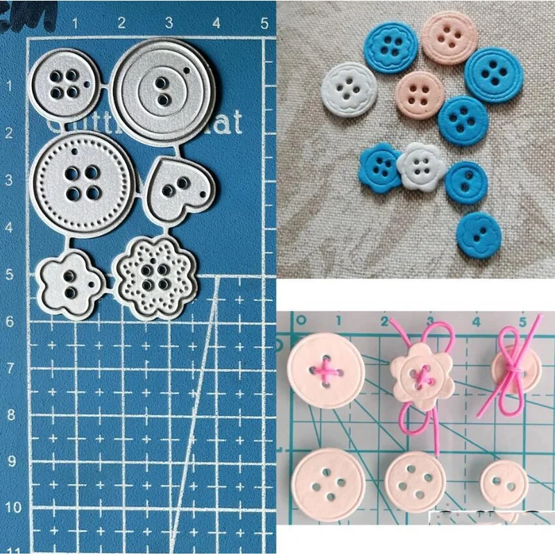 Metal Cutting Dies Buttons Scrapbooking Embossing Paper Card Album Stencils DIY
Metal Cutting Dies Buttons Scrapbooking Embossing Paper Card Album Stencils DIY