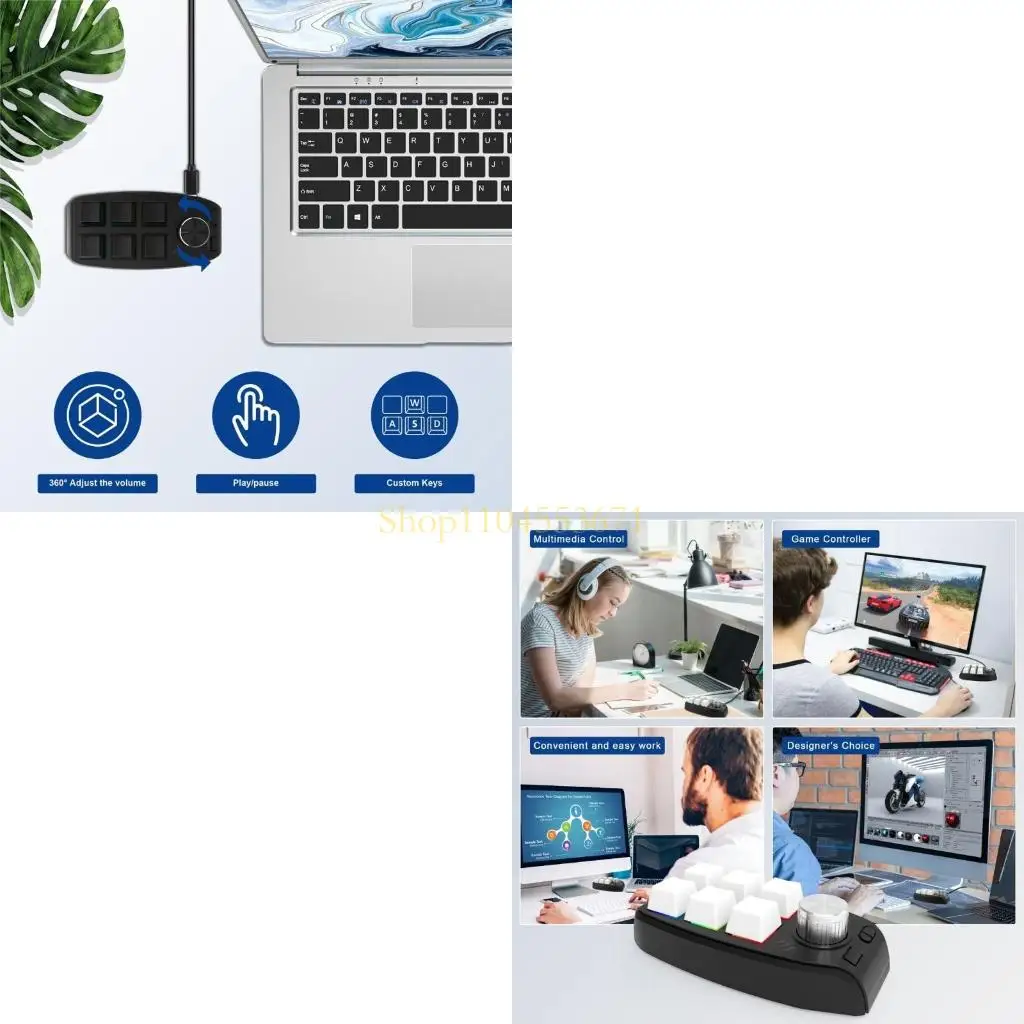 Best Seller Mini Keyboard 6-Key Volume Button Knob Programming Support Macro Hotswap
Best Seller Mini Keyboard 6-Key Volume Button Knob Programming Support Macro Hotswap