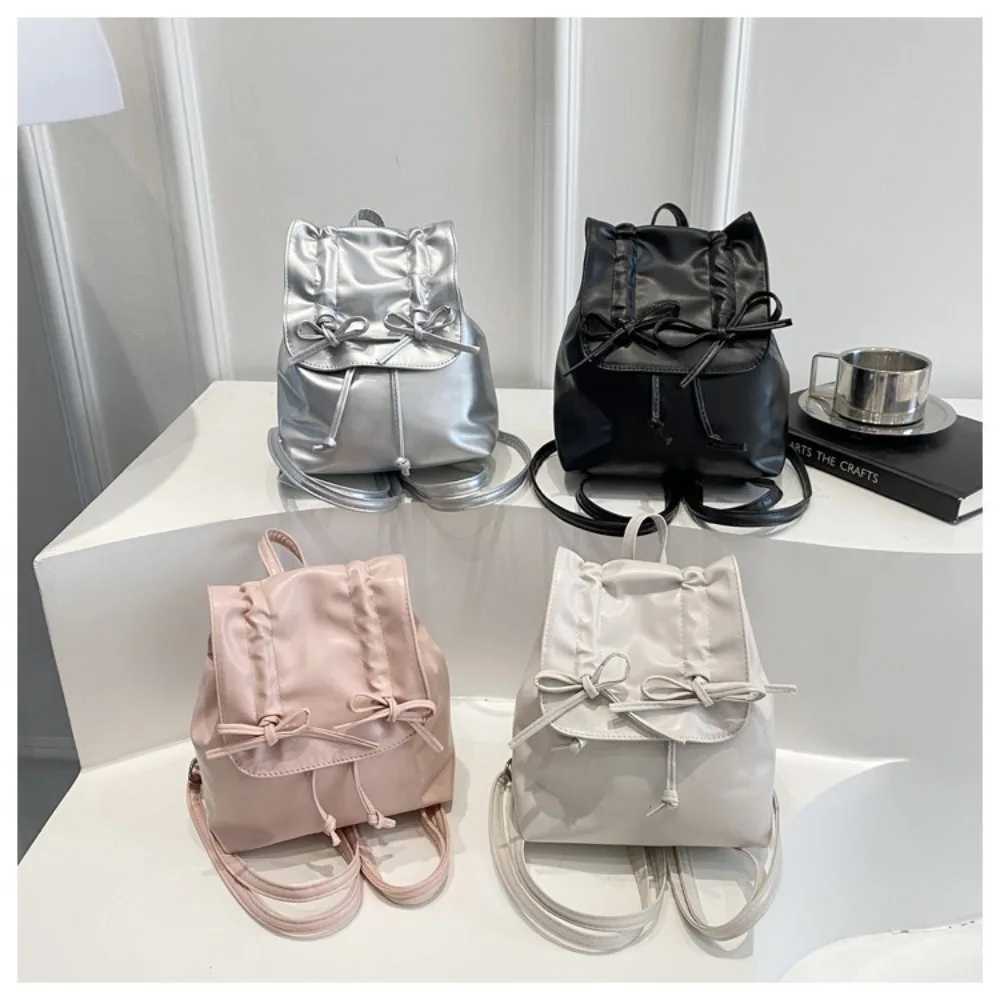 Fashion Versatile Women's Backpack PU Leather Solid Color Double Shoulder Bag Butterfly Knot Travel Bag for Women
Fashion Versatile Women's Backpack PU Leather Solid Color Double Shoulder Bag Butterfly Knot Travel Bag for Women