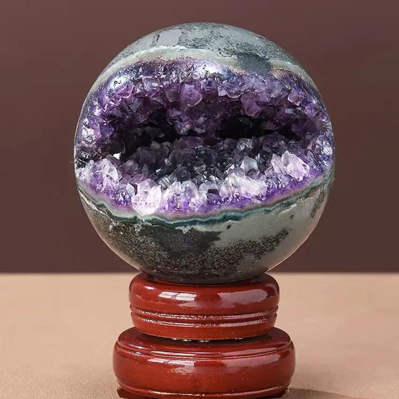 Natural amethyst cave ornament crystal cave rough stone Uruguayan open smile home furnishing porch office ornament
Natural amethyst cave ornament crystal cave rough stone Uruguayan open smile home furnishing porch office ornament