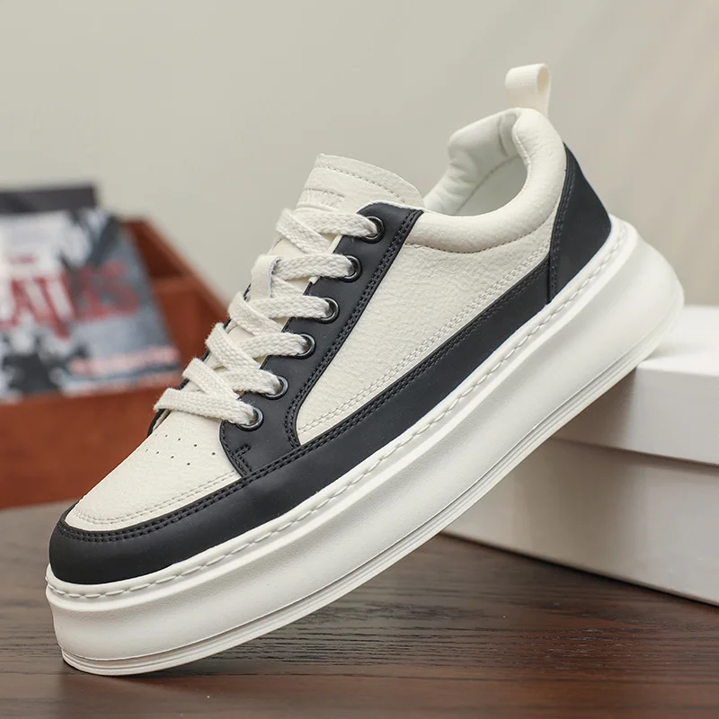 2025 Men's Spring/Autumn Viral Chunky Sneakers - Hong Kong Style Trendy Casual Shoes, Height-Boosting for Students & Skaters
2025 Men's Spring/Autumn Viral Chunky Sneakers - Hong Kong Style Trendy Casual Shoes, Height-Boosting for Students & Skaters