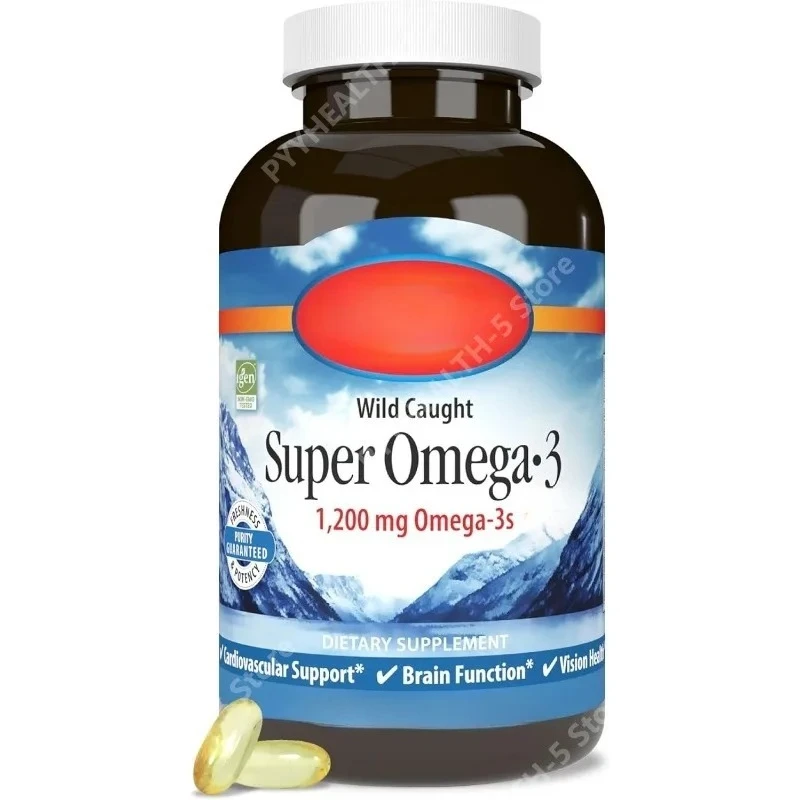 Super Omega-3 Gems, 1200 Mg Omega-3 Fatty Acids with EPA and DHA, Wild-Caught Norwegian Fish Oil Supplement 30 Softgels
Super Omega-3 Gems, 1200 Mg Omega-3 Fatty Acids with EPA and DHA, Wild-Caught Norwegian Fish Oil Supplement 30 Softgels