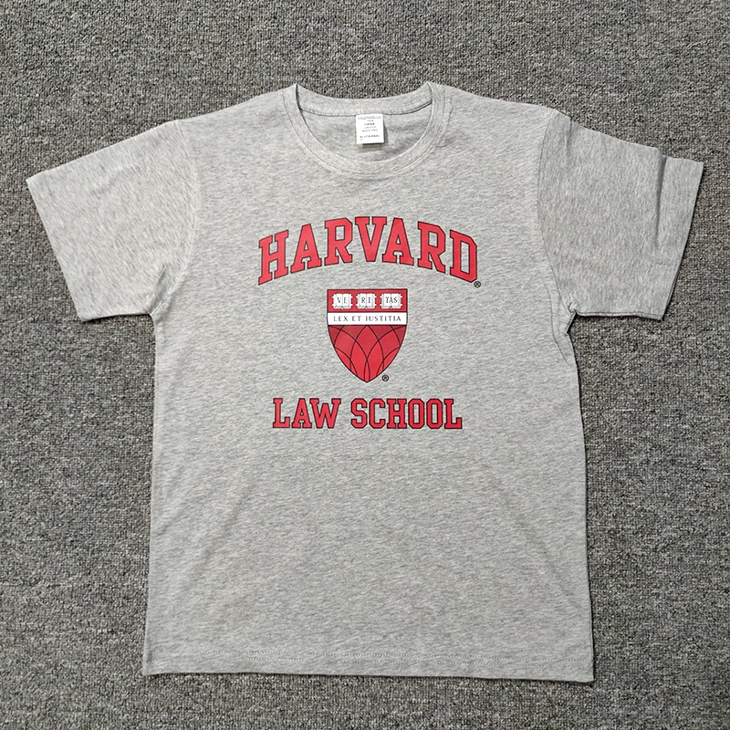 Хлопковая футболка Harvard Law School, летняя, свободного кроя, с коротким рукавом, с буквенным принтом, круглый вырез, классический британский стиль, молодежная мода
Хлопковая футболка Harvard Law School, летняя, свободного кроя, с коротким рукавом, с буквенным принтом, круглый вырез, классический британский стиль, молодежная мода