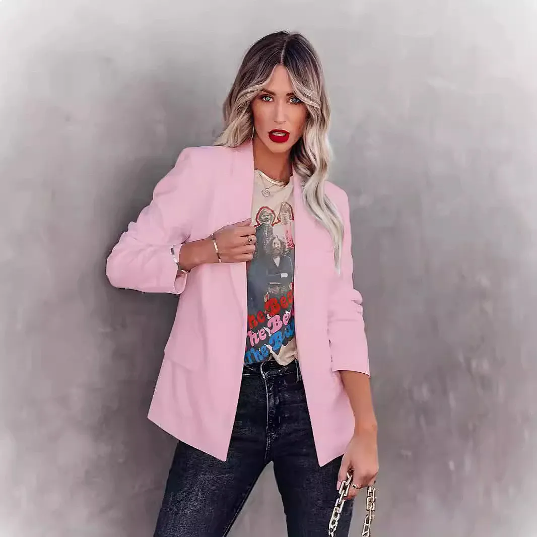 Slim Fit Blazer, Blazers for Women Spring Summer Long Sleeve Office Work Cardigan Jacket Tops
Slim Fit Blazer, Blazers for Women Spring Summer Long Sleeve Office Work Cardigan Jacket Tops