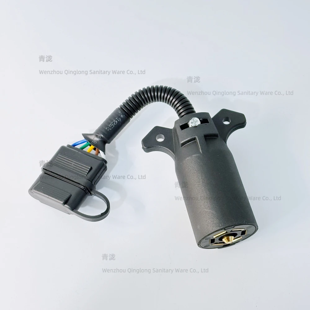 7-контактный переходник с круглым и 5-контактным плоским штекером для прицепа с водонепроницаемой крышкой, гнездовой разъем
7-контактный переходник с круглым и 5-контактным плоским штекером для прицепа с водонепроницаемой крышкой, гнездовой разъем