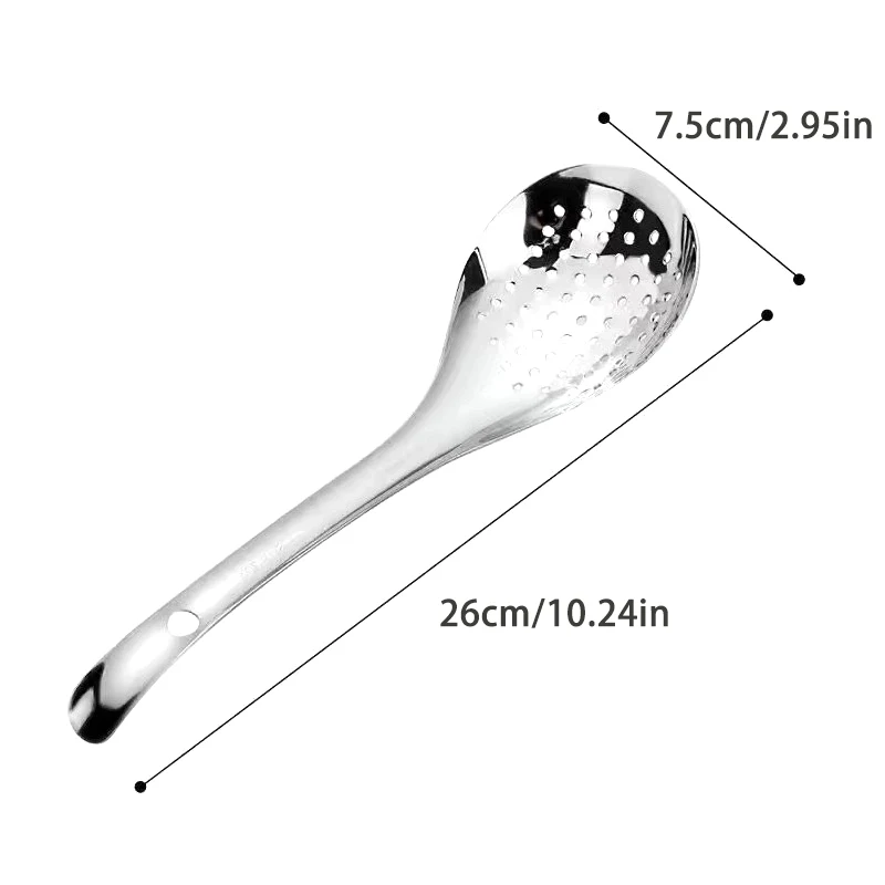 Kitchen Colander Spaghetti Drain Spoon Food Filtration Stainless Steel Strainer Spoon Skimmer Slotted Spoon Pepper Strainer
Kitchen Colander Spaghetti Drain Spoon Food Filtration Stainless Steel Strainer Spoon Skimmer Slotted Spoon Pepper Strainer