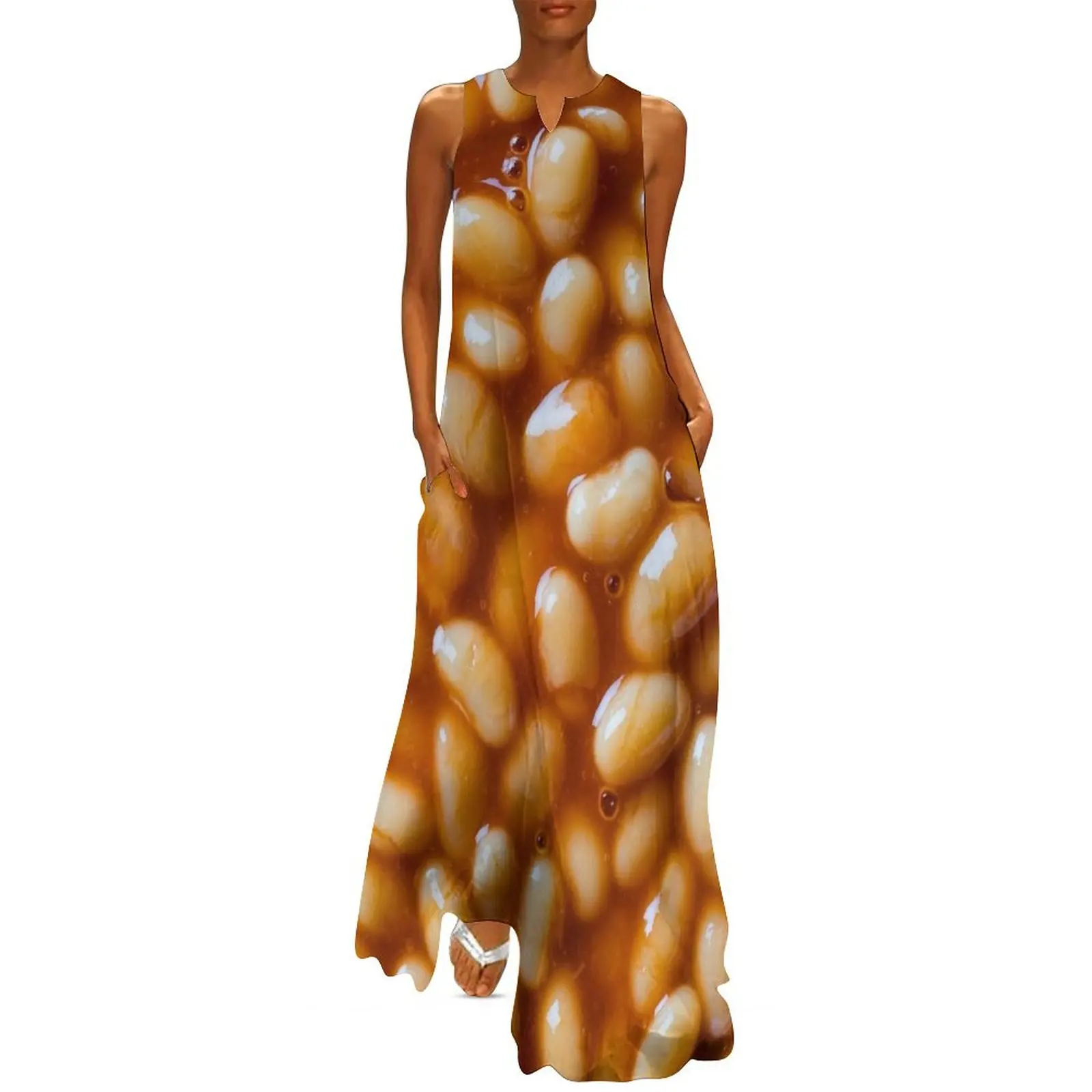 Baked Beans Long Dress beach dresses summer dress korean women women's elegant loose dresses women dresses Dress
Baked Beans Long Dress beach dresses summer dress korean women women's elegant loose dresses women dresses Dress