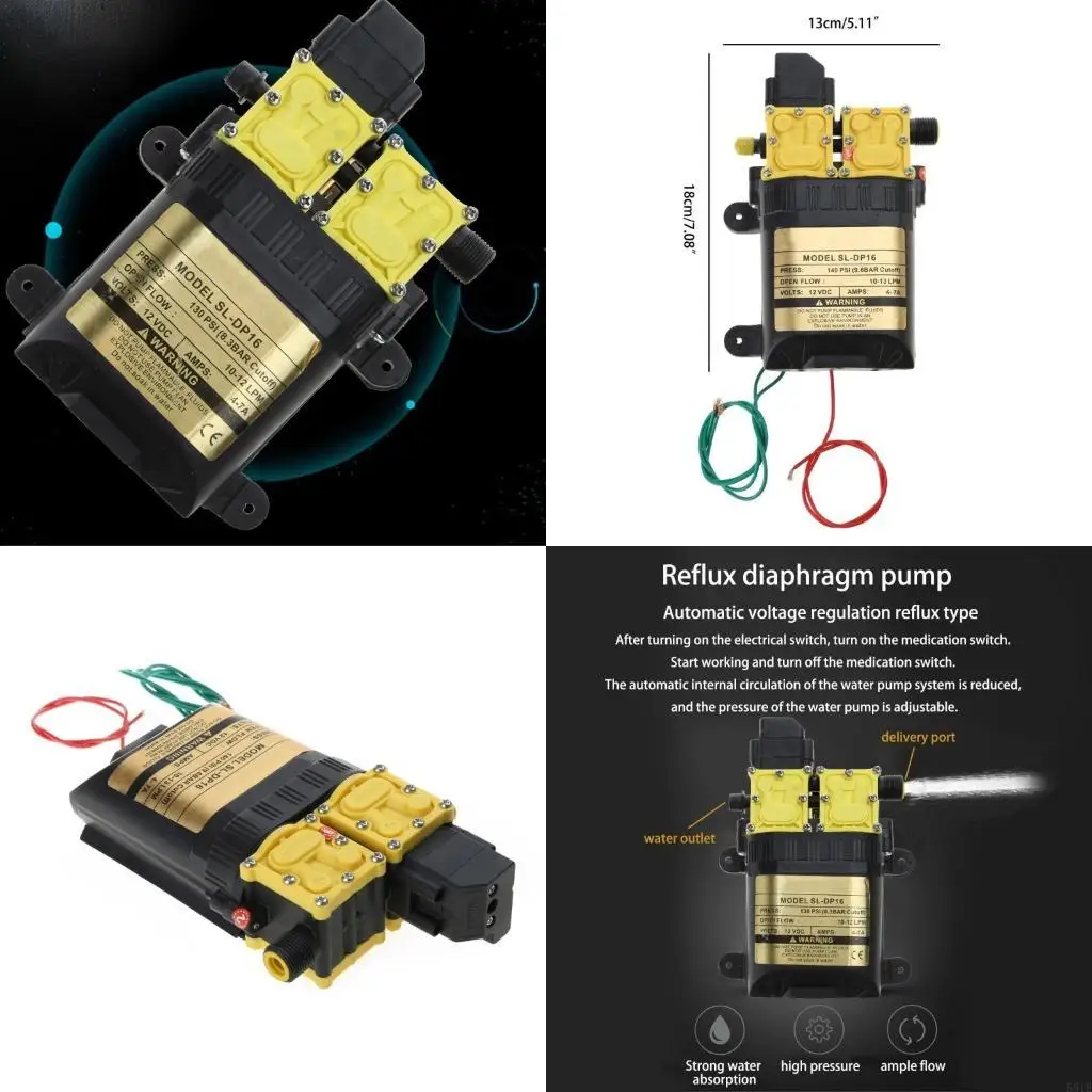 581E Durable Water High Pressure Diaphragm Priming Dual-Core Power Agricultural Electric Water Cooling
581E Durable Water High Pressure Diaphragm Priming Dual-Core Power Agricultural Electric Water Cooling