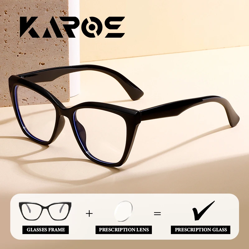 KAROS Fashion Ladies Cat Eye Anti Blue Light Prescription Glasses Women Myopia Optical Computer Progressive Reading Eyeglasses
KAROS Fashion Ladies Cat Eye Anti Blue Light Prescription Glasses Women Myopia Optical Computer Progressive Reading Eyeglasses