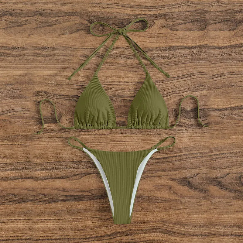 2025 Pad Bikini Beach Swimwear Women Swimsuit Triangle Maio Biquinis Femme Mujer Banador Badpak Dames Monokini Stroj kapielowy
2025 Pad Bikini Beach Swimwear Women Swimsuit Triangle Maio Biquinis Femme Mujer Banador Badpak Dames Monokini Stroj kapielowy